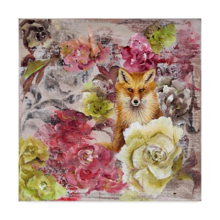 Trademark Fine Art Gigi Begin 'Hiding Fox' Canvas Art, 24x24 ALI35161-C2424GG